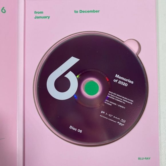 BTS Memories Of 2020 Blue-Rey DVD Boxset with Jimin Photocard - Picture 14 of 16